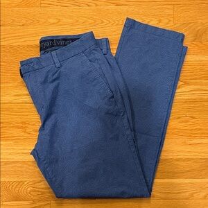 Vineyard Vines Men's Patterned Blue Golf Pants